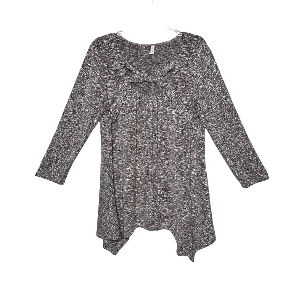 Rose Gal Soft Knit Baby Doll Swing Top